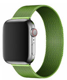 Apple watch bands 40mm, Stainless steel Milanese loop straps For Apple watch watch bands EvoFine Grass green 38mm or 40mm 