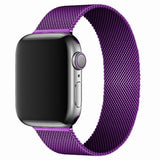 Apple watch bands 40mm, Stainless steel Milanese loop straps For Apple watch watch bands EvoFine Purple 38mm or 40mm 