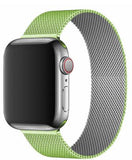 Apple watch bands 40mm, Stainless steel Milanese loop straps For Apple watch watch bands EvoFine Silver-greed 38mm or 40mm 