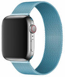 Apple watch bands 40mm, Stainless steel Milanese loop straps For Apple watch watch bands EvoFine Sky blue 38mm or 40mm 