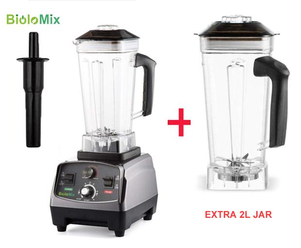 Automatic Timer Blender, Multi-Function Juicer for Making Healthy Juices or Smoothies Juicer EvoFine Extra Jar EU Plug 