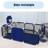 Baby playpen, Playpens for Babies, Kids Safety Play Center Yard Portable Playard Play Pen Baba Accessories EvoFine Blue Rectangle 