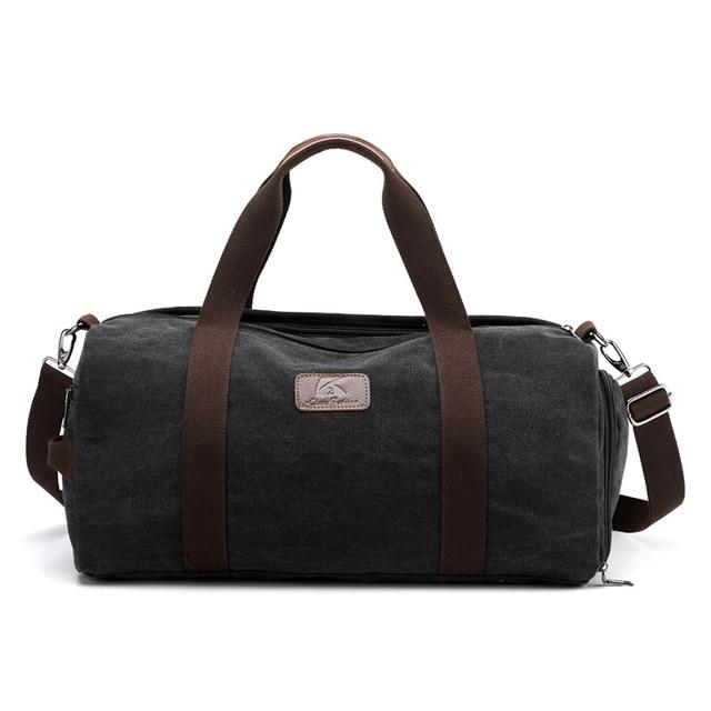 Casual Duffle Bag Weekender Duffel Bag for Men and Women Backpack EvoFine Black 