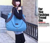 Casual Women's Canvas Leather Shoulder Handbag Evofine 