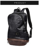 Classic Fashion leather Backpack Travel laptop Friendly EvoFine 