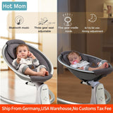 EvoFine Baby Swing for Infants, Electric Baby Bouncers with Bluetooth and Five Gear