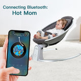 EvoFine Baby Swing for Infants, Electric Baby Bouncers with Bluetooth and Five Gear baby swing EvoFine 