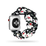 EvoFine Watch Band Compatible for Apple Watch Band Smartwatch EvoFine United States Green Floral 42mm or 44mm