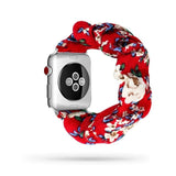 EvoFine Watch Band Compatible for Apple Watch Band Smartwatch EvoFine United States Red-Floral 42mm or 44mm