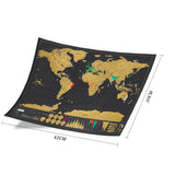 Exclusive World Scratch Map Evofine 