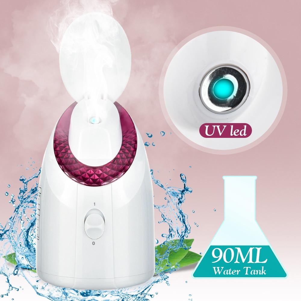 Face Steamer for Facial Deep Cleaning, Nano Ionic Warm Mist Home Facial Spa facial steamer EvoFine 