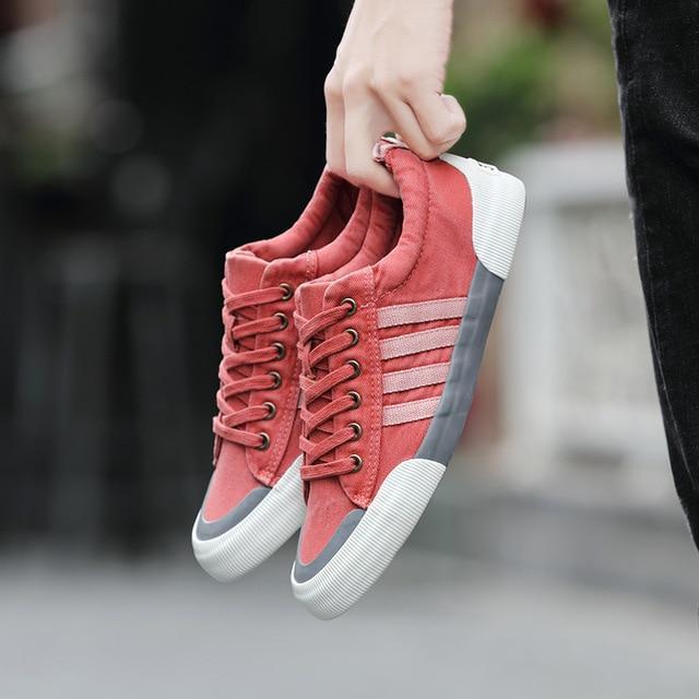 Fashion Canvas Shoes Evofine Red 6.5 