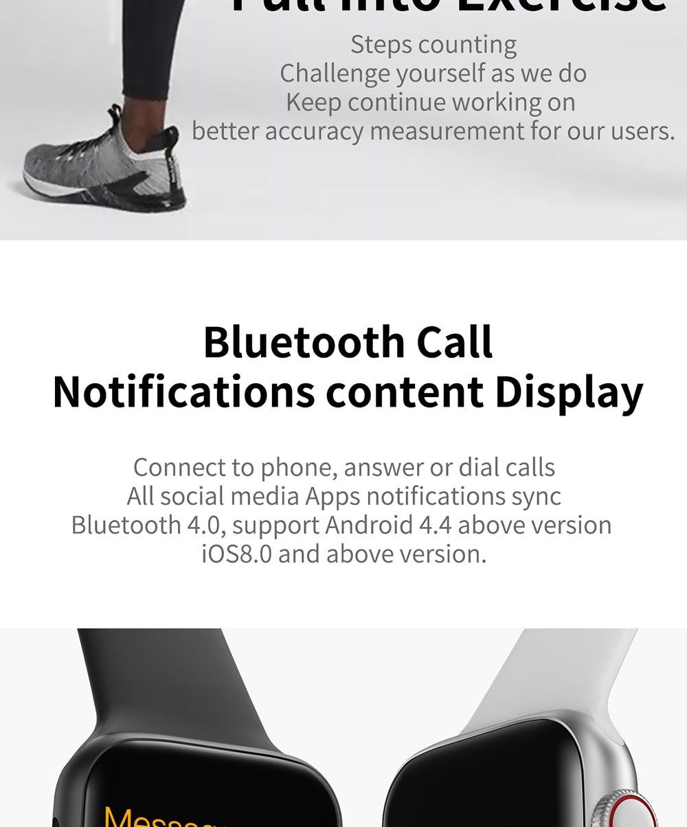 FixPro Bluetooth Smartwatch - iOS & Android Smartwatch EvoFine 