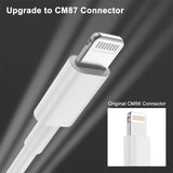 Apple Charging Cable 6 ft 4 Pack, Lightning to USB Cable 6 Foot, Fast iPhone Charging Cables Cord for iPhone 14 Pro Max/13/12 Mini/11/XR/Xs/X/8/7/6/iPad Pro/Air/Mini-6 Feet White