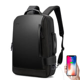 Leather Anti theft Luggage Backpack