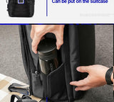 Leather Anti theft Luggage Backpack Evofine 