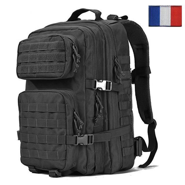 Military Tactical Backpack - Ultimate Waterproof Packs Backpack EvoFine Black-FR 