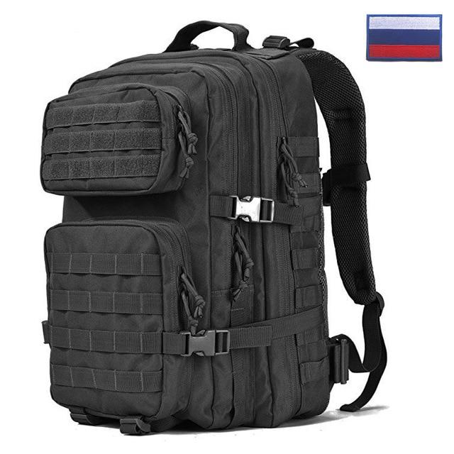 Military Tactical Backpack - Ultimate Waterproof Packs Backpack EvoFine Black-RU 