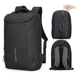 Multifunctional Anti-thief Fashion Backpack 15.6 inch Laptop USB Charging Travel Bag Evofine Black 