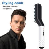 Multifunctional Hair Comb Beard Straightener -Best Heat Beard Straightener and Hair Straightener Brush Hair Straightener EvoFine 