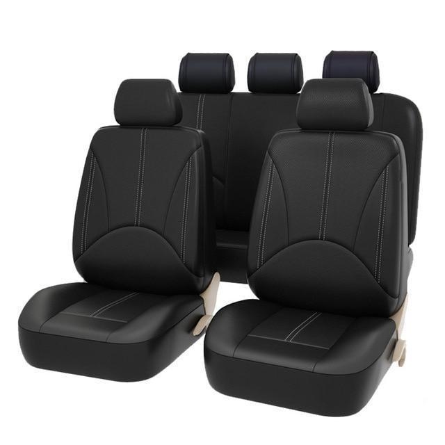 New Luxury PU Leather Auto Universal Car Seat Covers Evofine 1 set seat cover 