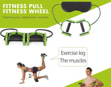 New Sport Core Double AB Roller Wheel Fitness Exercises Equipment AB Roller EvoFine 