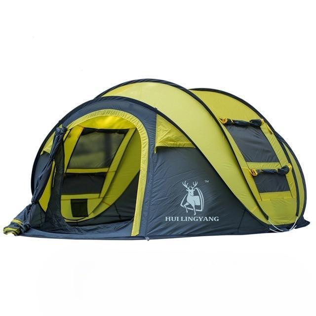 Outdoor Automatic Tents Evofine Yellow 