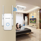 WiFi Range Extender - Up to 1200Mbps WiFi Repeater Wireless Signal Booster