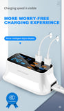 Multiple USB Charger 8 in 1 Port with LCD Display For Smartphone
