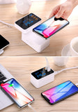 Multiple USB Charger 8 in 1 Port with LCD Display For Smartphone