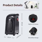 Portable Space Electric Heater Ceramic Small Mini Heaters Indoor Use