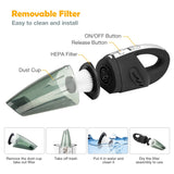 Portable Car Vacuum Cleaner High Power Handheld Kit for Cleaning Car Interior