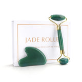 Jade Roller & Gua Sha Facial Massage Beauty Tool