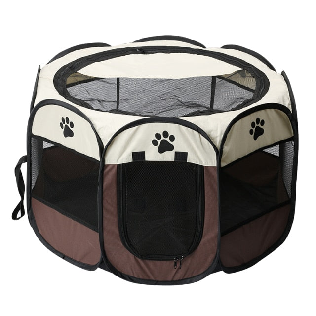 Pet Playpen, Foldable Portable Playpens for Puppies,Dogs,Cats,Rabbits
