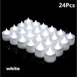 48-Pack Battery LED Tea Lights Candles Bulk