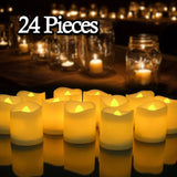 24 Piece LED Flameless Candles Tea Light with Remote Control