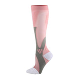 Professionals Nylon Compression Socks for Athletes Socks EvoFine pink XXL EUR 42-46 