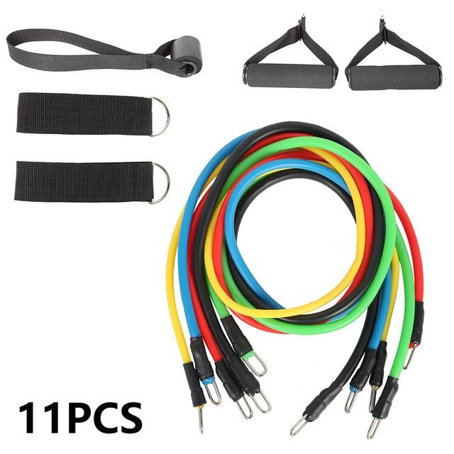 Resistance Band Set, Full Body Workout Resistance Loop for Home Fitness Resistance Bands EvoFine Type4 