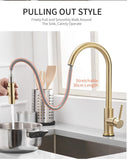 Single-Handle Touch Kitchen Sink Faucet with Pull Down Sprayer Touch Inductive Sensitive Faucet Mixer shower head EvoFine 