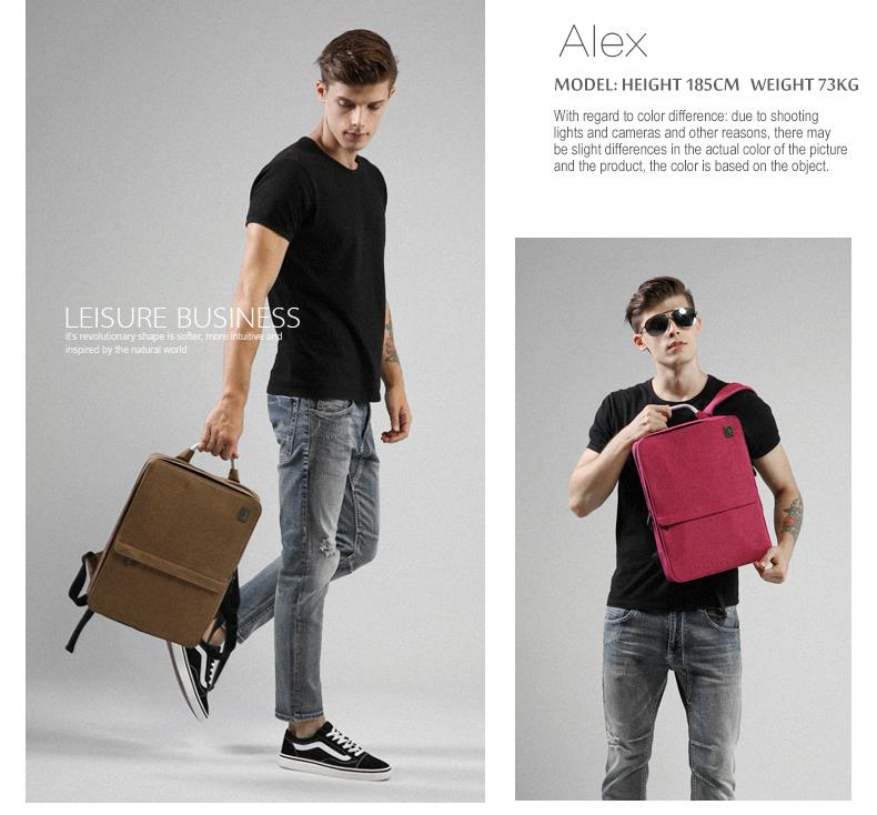 Slim Minimalism Laptop Travel Backpack - Waterproof Fashion Style Bags EvoFine 