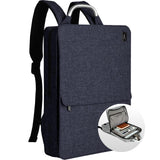 Slim Minimalism Laptop Travel Backpack - Waterproof Fashion Style Bags EvoFine Blue 