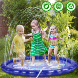 Splash Pad Sprinkler for Kids Toddlers 68" Splash Water Pad