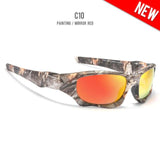 Sports Polarized Sunglasses For Men and Women Sunglasses EvoFine C10 Mirror Red 