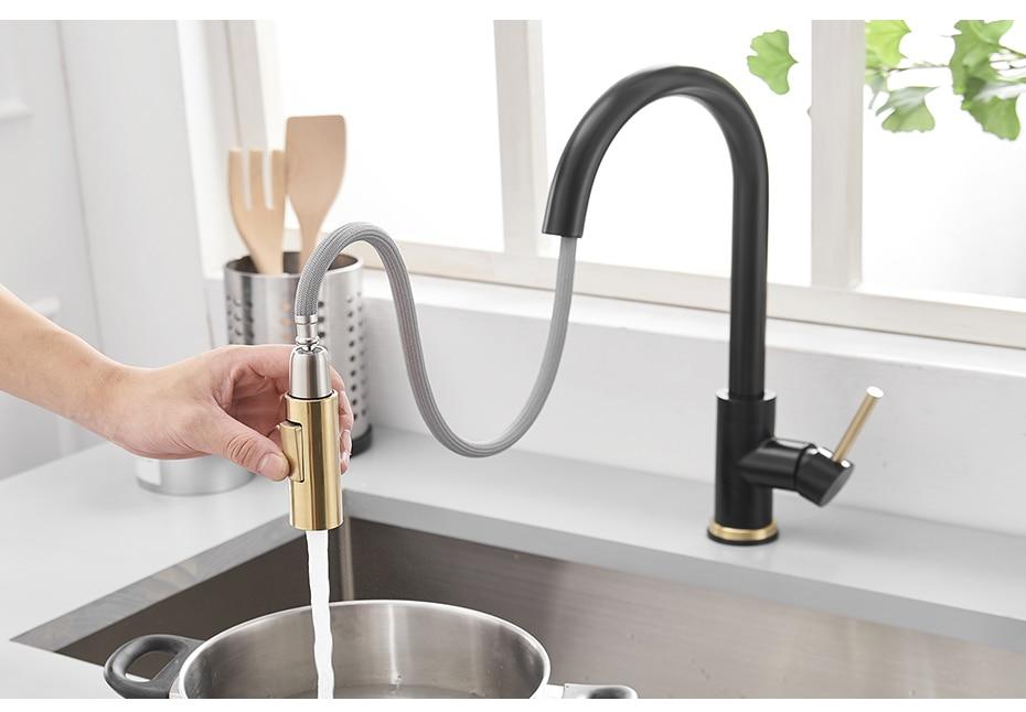 Touchless Kitchen Faucet, Touch-on Activation Kitchen Sink Faucets Kitchen EvoFine 
