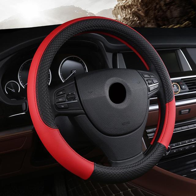 Universal Car Steering Wheel Cover evofine Red 