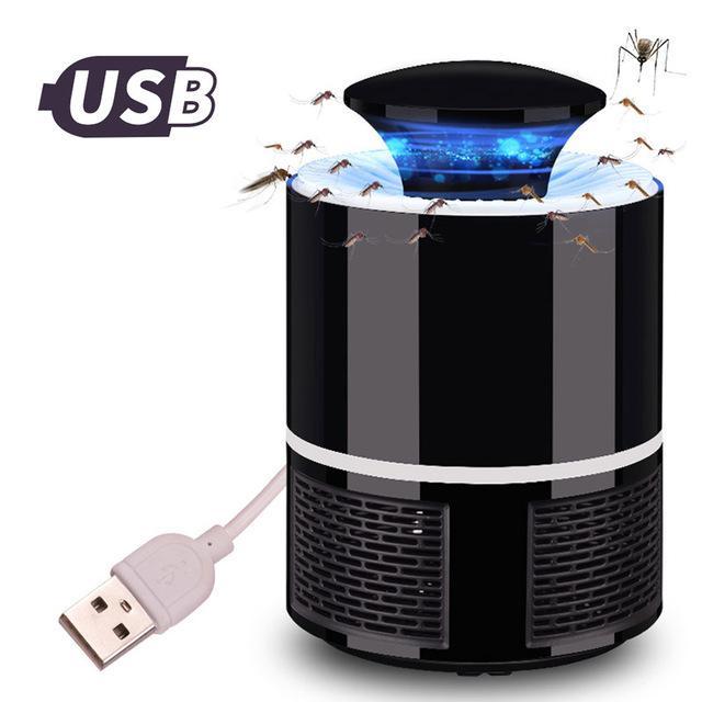 USB Powered Mosquito killer Lamp LED EvoFine Black 