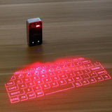 Virtual Laser Keyboard - Wireless Projection mini keyboard Virtual Keyboard EvoFine Black 