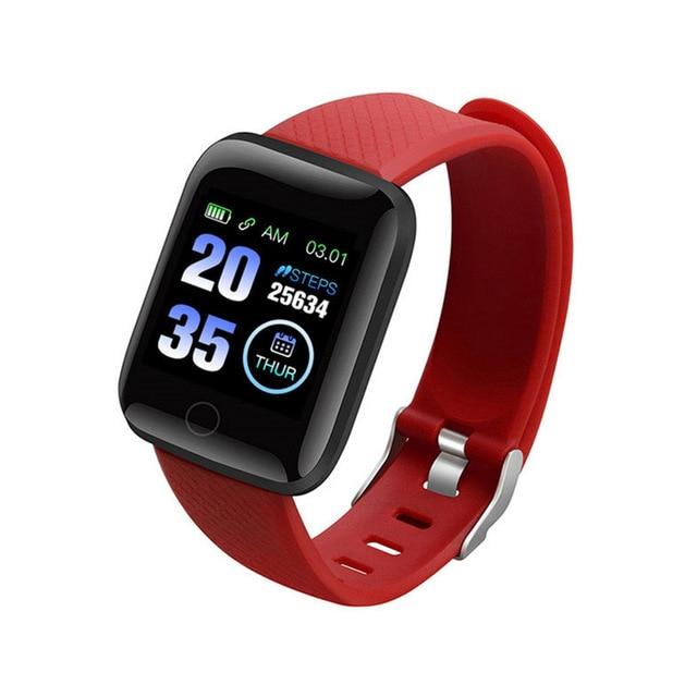 Waterproof Bluetooth Smart Watch For Android Ios Smartwatch EvoFine D13pro red China 