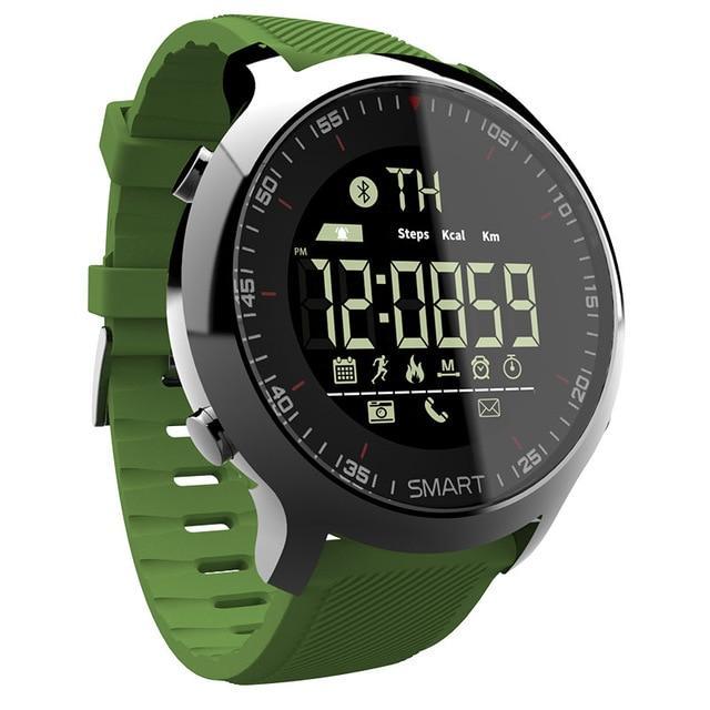 Waterproof Sports Smartwatch - Compatible with iOS & Android EvoFine Green 
